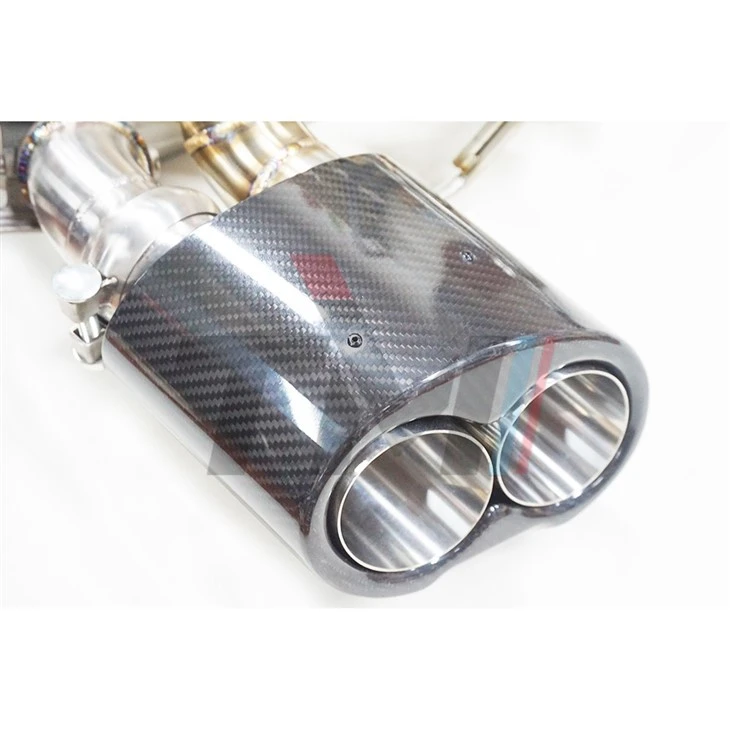 Audi RS6 RS7 C8 Stainless Steel Exhaust Catback With Resonator & Valve Muffler high quality