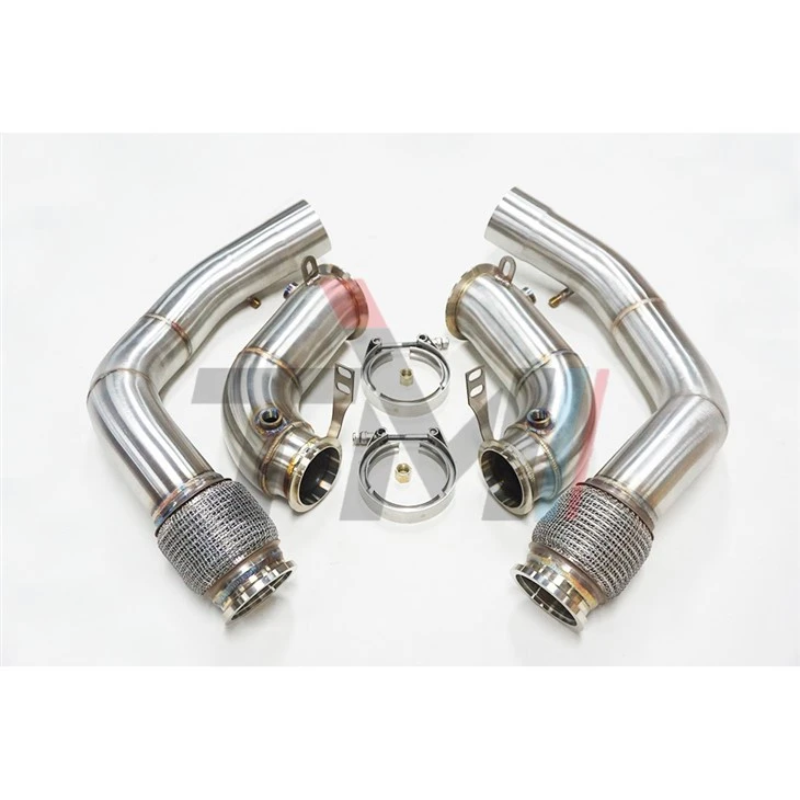 F96 X6M S63 Downpipe (3)